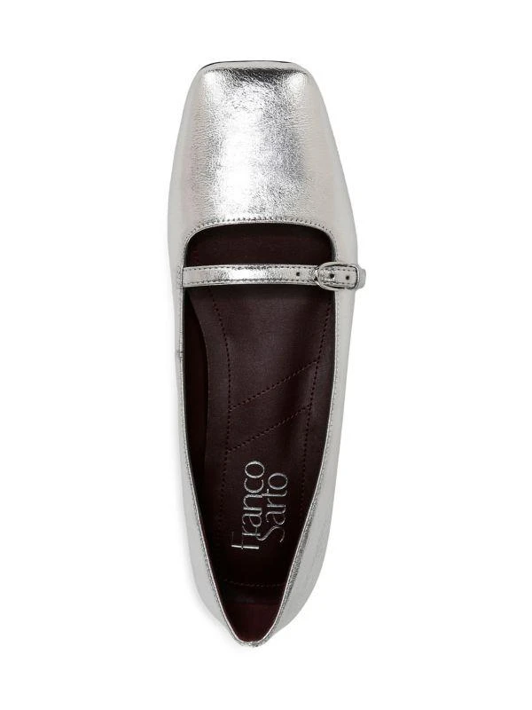 Franco Sarto Tayana Metallic Mary Jane Flats 4