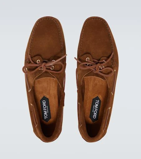 Tom Ford Robin suede boat shoes 4