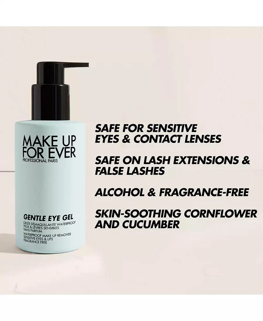 MAKE UP FOR EVER Gentle Eye Gel Waterproof Eye & Lip Makeup Remover Mini, 1.7 oz. 3