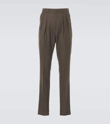 Tom Ford Atticus mohair, wool, and silk tapered pants 1
