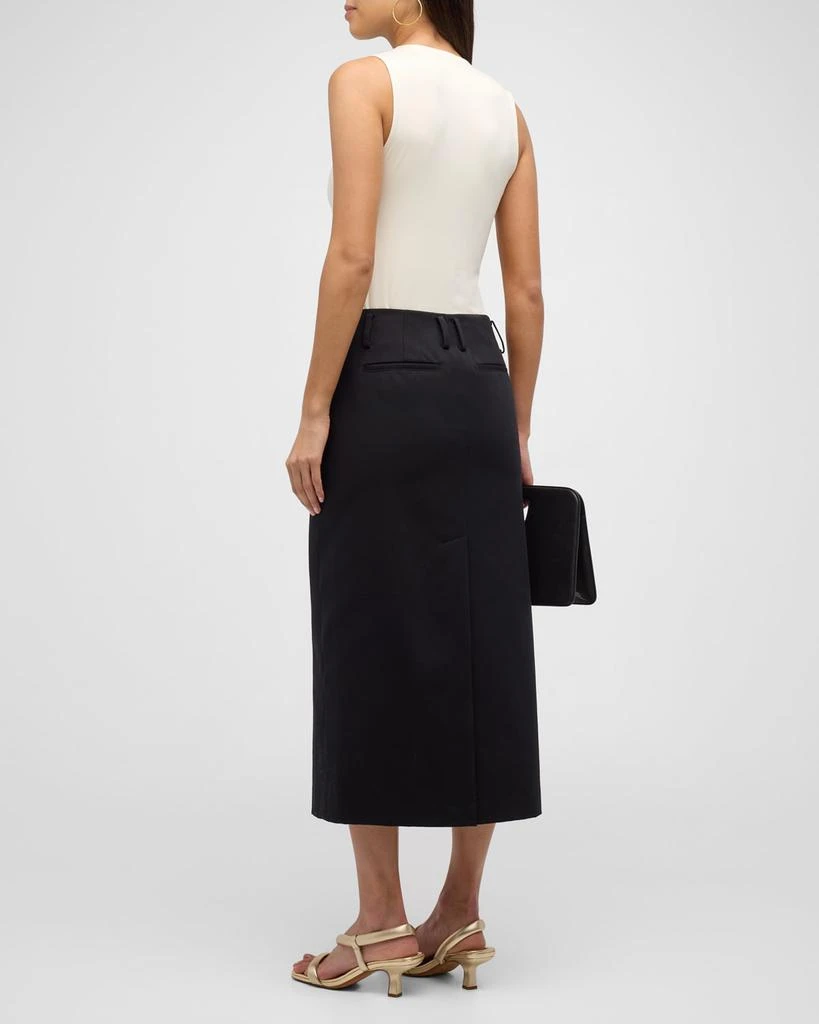 Vince Straight-Fit Midi Trouser Skirt 4
