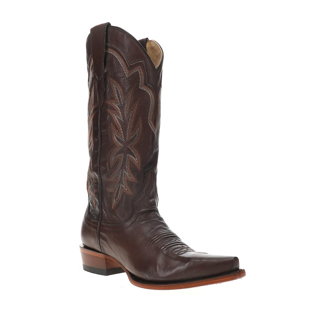 STETSON Casey Embroidered Snip Toe Cowboy Boots