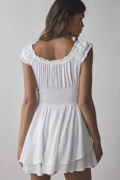 Urban Outfitters UO Rosie Smocked Tiered Ruffle Romper 4