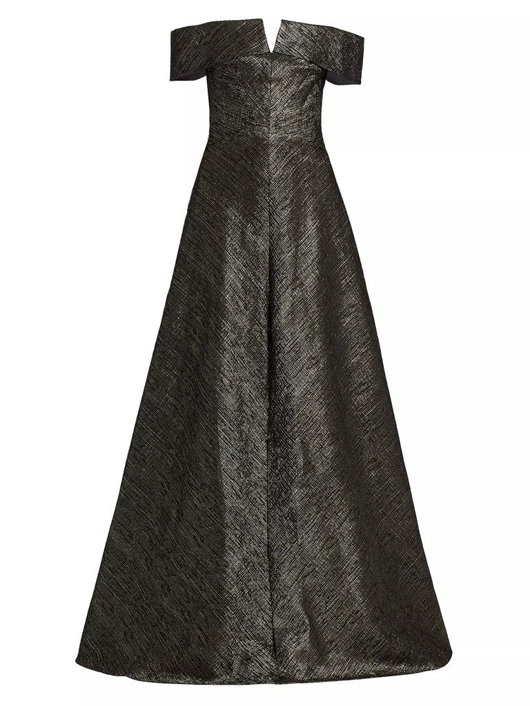 Rene Ruiz Collection Off-The-Shoulder A-Line Gown 1