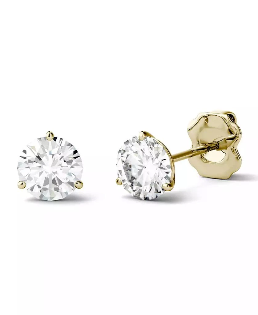 Charles & Colvard Moissanite Martini Stud Earrings (1 ct. t.w. Diamond Equivalent) in 14k white or yellow gold 1