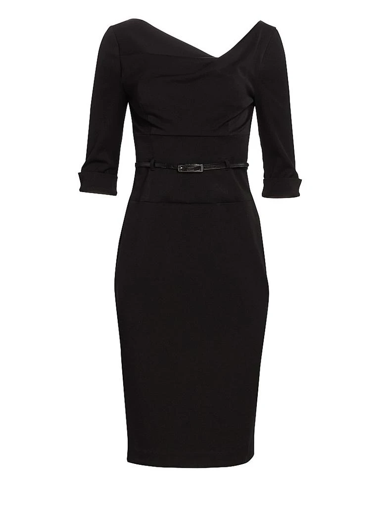 Black Halo Jackie O Three-Quarter Sleeve Dress 5