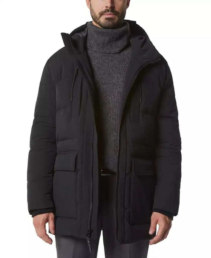 Marc New York by Andrew Marc Men's Silverton Crinkle Down Parka with Top Stitching 1