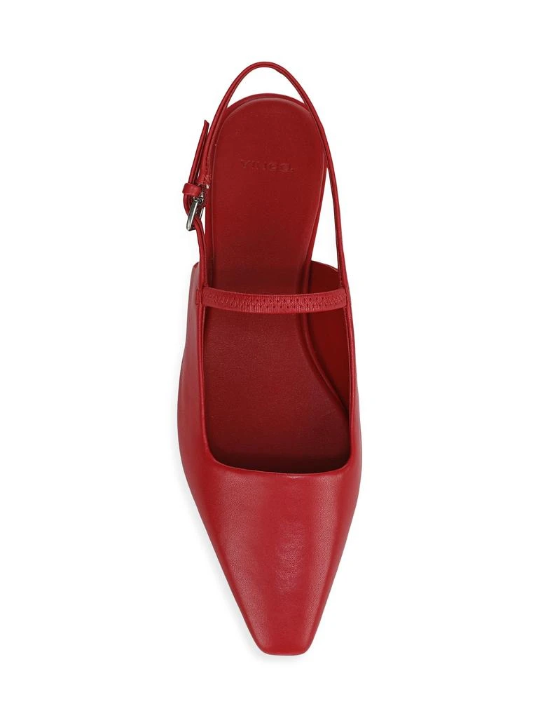 Vince Allie Leather Slingback Flats 5