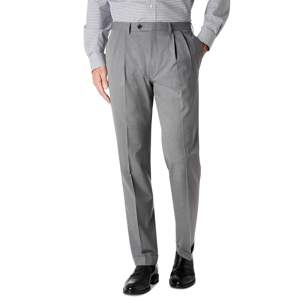 Ralph Lauren Men's Classic-Fit Ultraflex Stretch Pleated Dress Pants 1