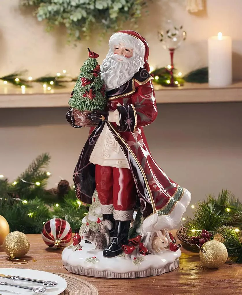 Fitz and Floyd Chalet Santa Figurine 6
