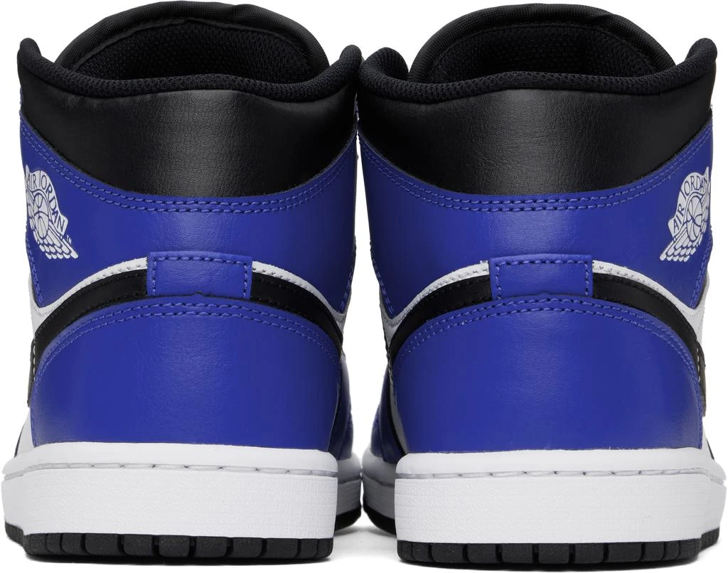 Jordan Blue & Black Air Jordan 1 Mid Sneakers 2