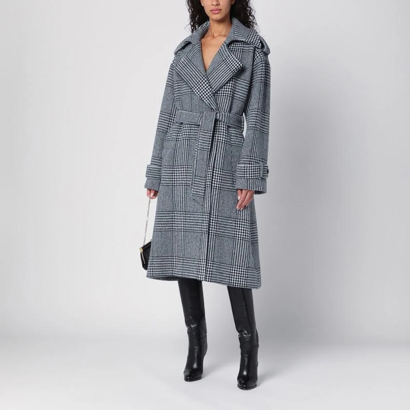 Dolce & Gabbana Houndstooth wool checked coat 2