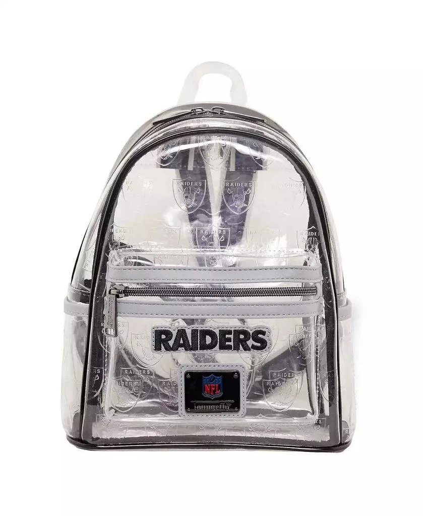 Loungefly Las Vegas Raiders Clear Mini Backpack 1