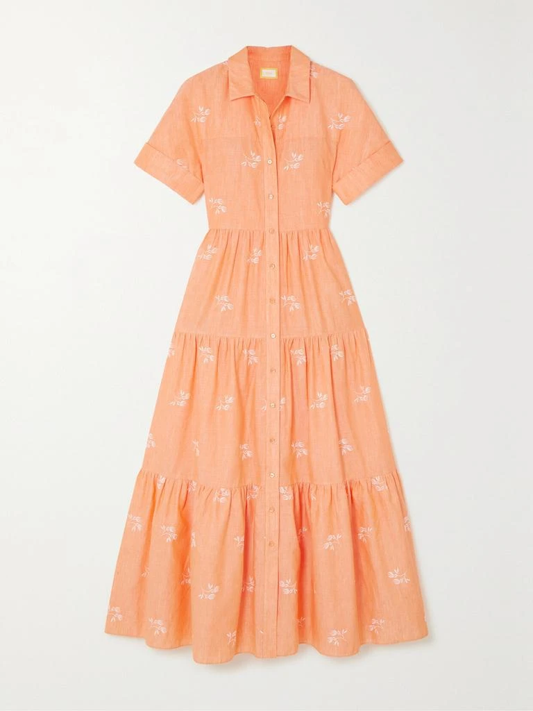 gauze maxi shirt dress Long Shirt Dress in Cotton Gauze, Maternity & Nursing Special beige