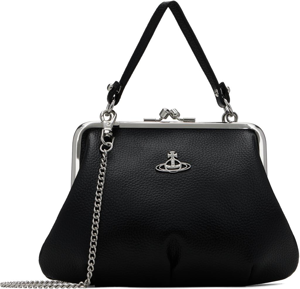 Vivienne Westwood Black Granny Frame Bag