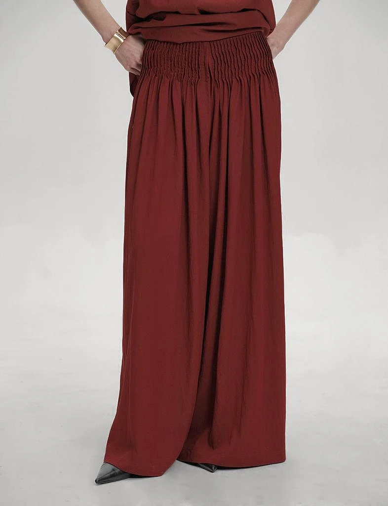 Pixie Market Wide Leg Pants in Sun-Dried Tomato 4