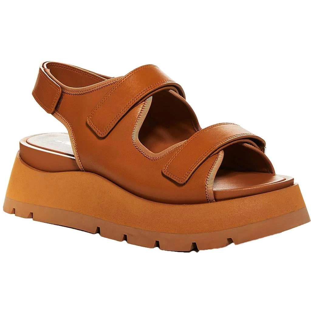 Philip Lim Kate Womens Leather Lugged Sole Slingback Sandals 1