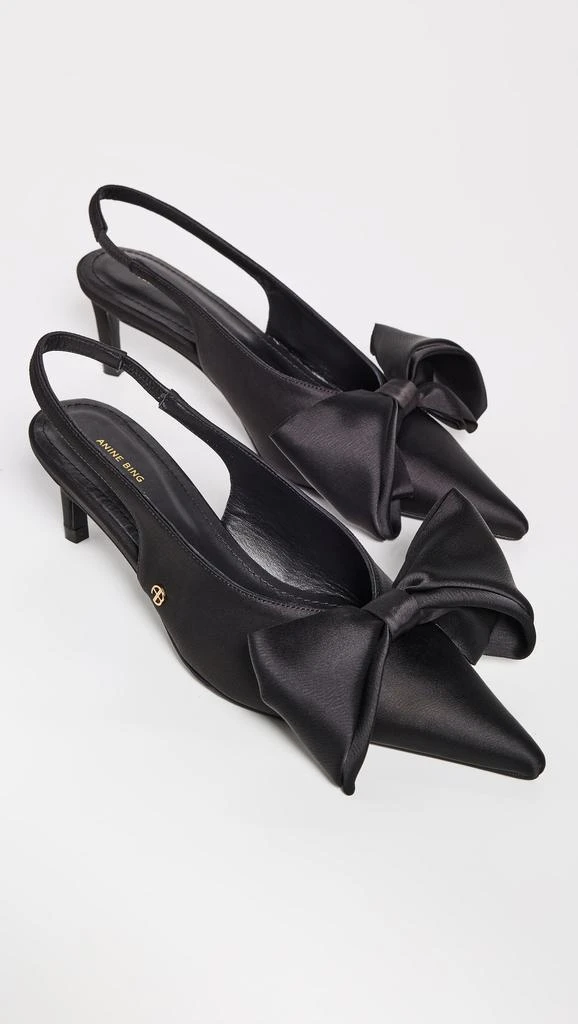 ANINE BING Nina Heels With Bow Heels 4