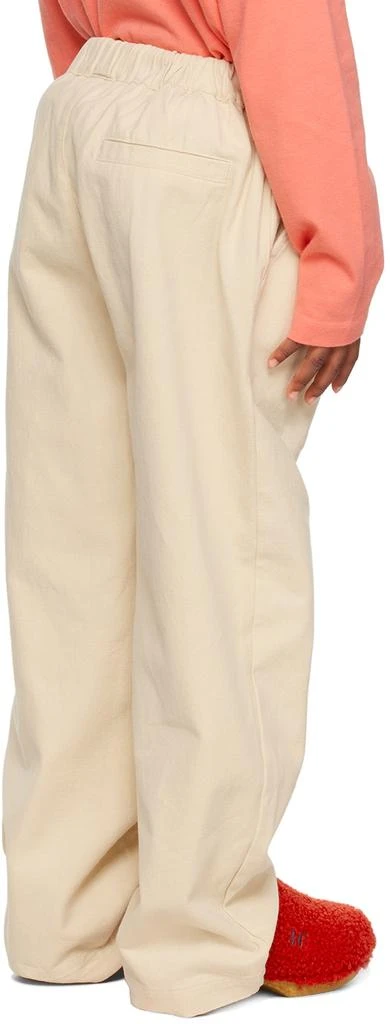 Jellymallow Kids Off-White Eagle Eye Trousers 3