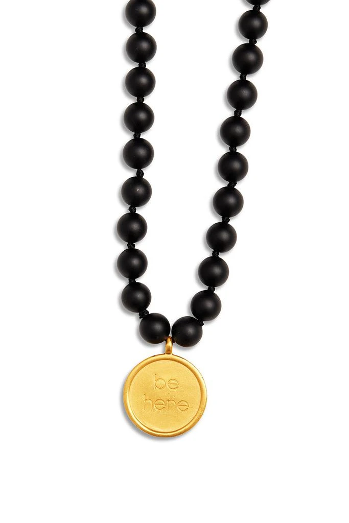 Alo Black Onyx Mala Necklace