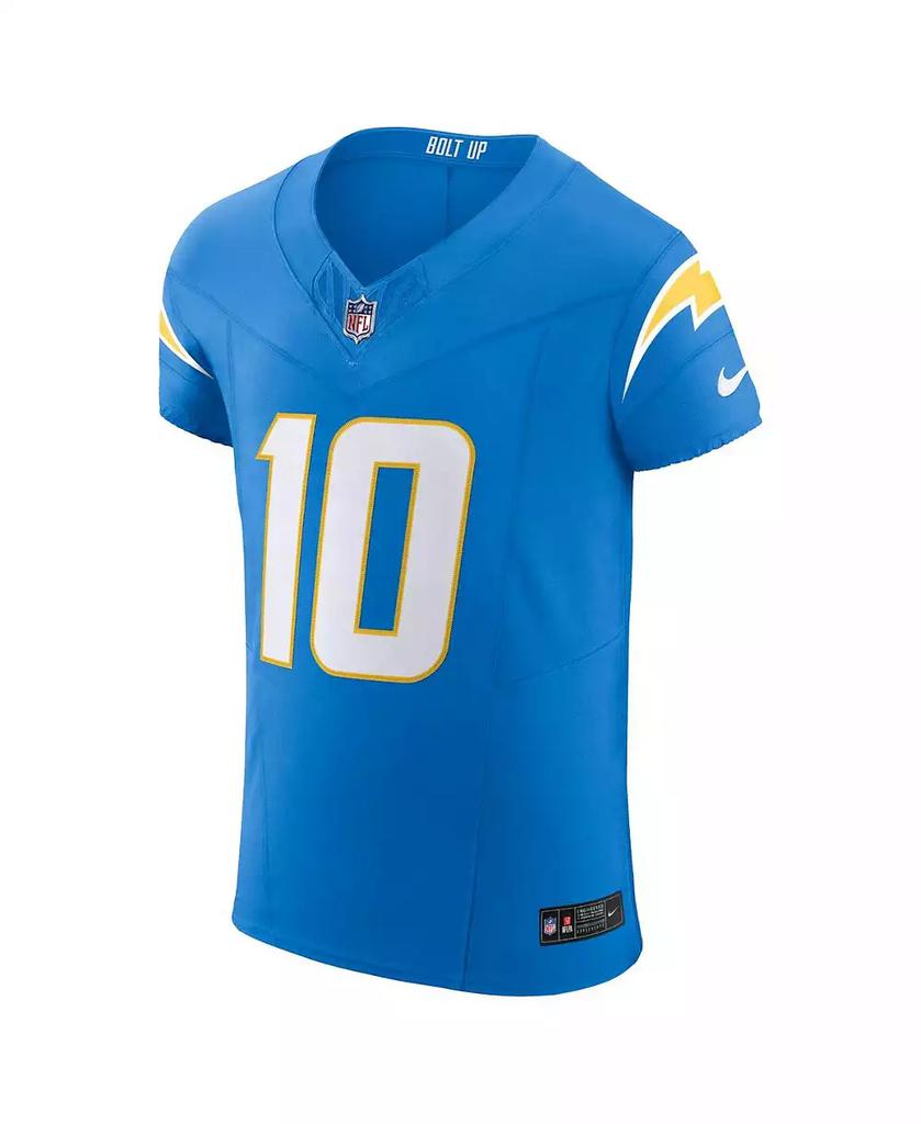 NIKE Men's Justin Herbert Powder Blue Los Angeles Chargers Vapor F.U.S.E. Elite Jersey