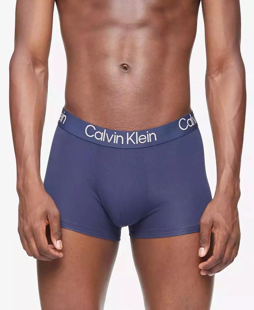 Calvin Klein Men's 3-Pack Ultra Soft Modern Modal Trunk Underwear 3