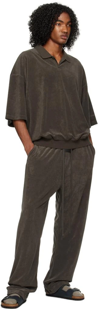 Essentials Gray Single-Button Polo 4