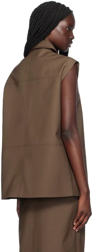 Aya Muse Brown Castor Vest 3
