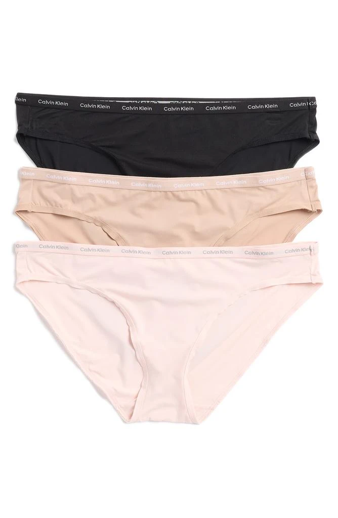 Calvin Klein 3-Pack Luxe Assorted Bikinis 1