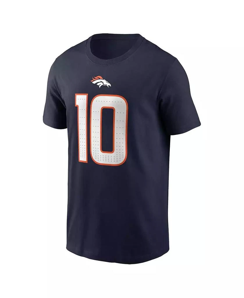 NIKE Men's Bo Nix Navy Denver Broncos 2024 NFL Draft Player Name Number T-Shirt 2