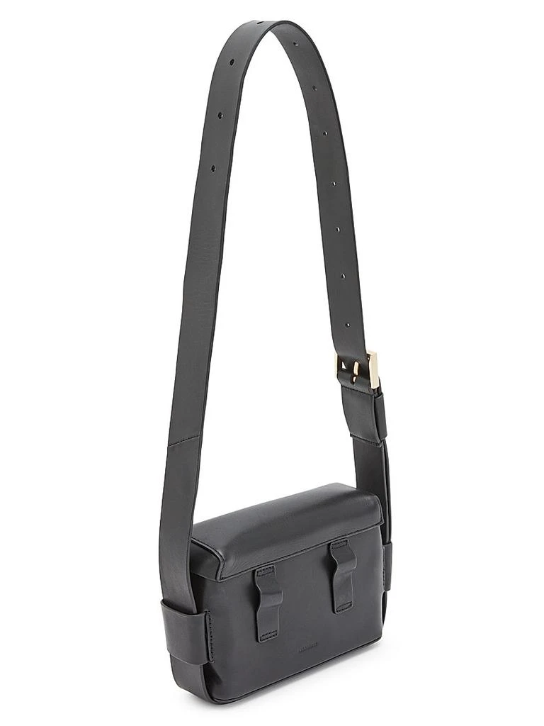 ALL SAINTS Frankie Leather Crossbody Bag 4