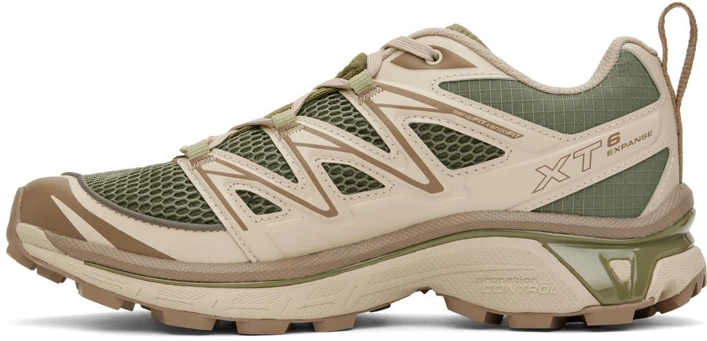 Salomon Khaki & Beige XT-6 Expanse Seasonal Sneakers 3