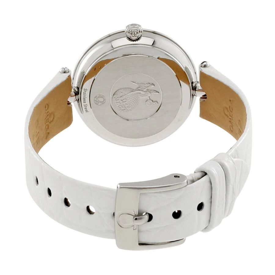 Omega De Ville Prestige Mother of Pearl Diamond Dial Ladies Watch 424.18.27.60.55.001 3