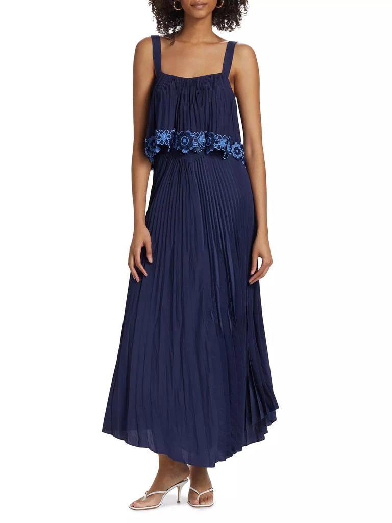 Ramy Brook Winifred Pleated Maxi Skirt 2