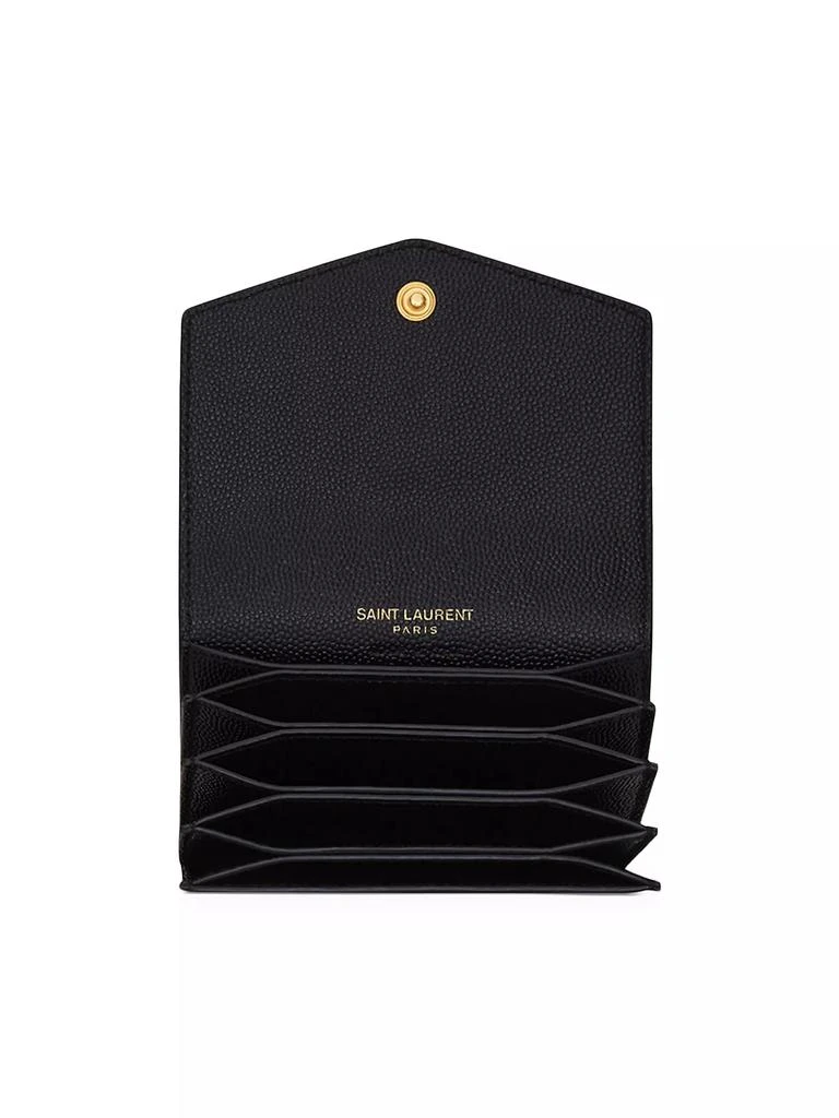Yves Saint Laurent Uptown Business-Card Case in Leather 2