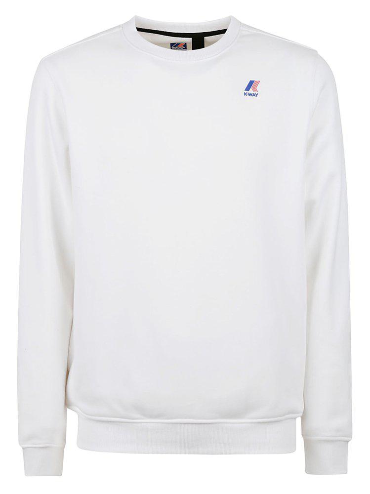 K-Way K-Way Le Vrai Auguste Logo Printed Sweater