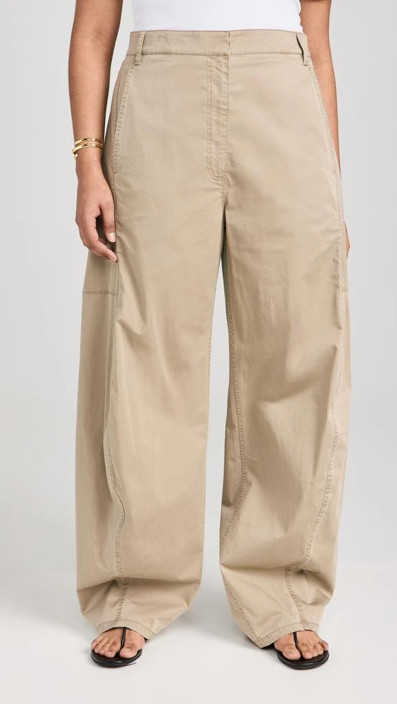 Tibi Garment Dyed Silky Cotton Sid Chino Pants 8