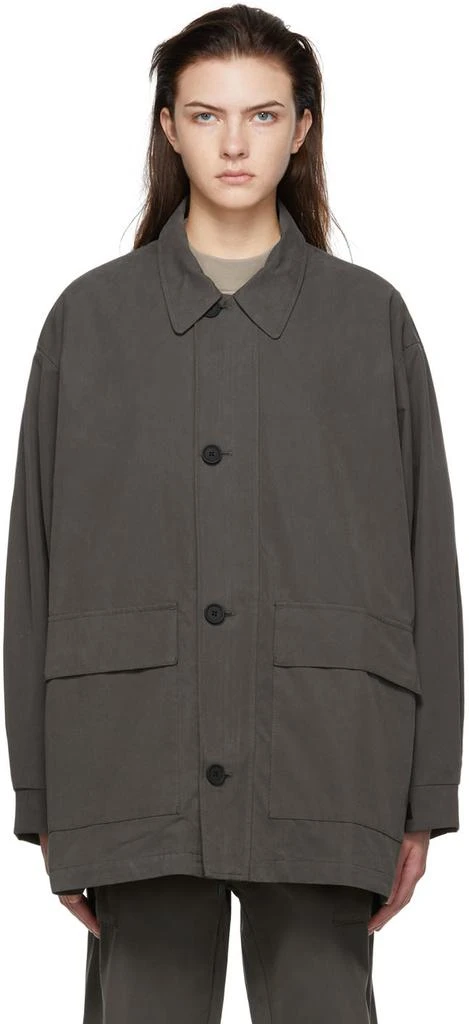 Fear of God ESSENTIALS Black Cotton Jacket 1