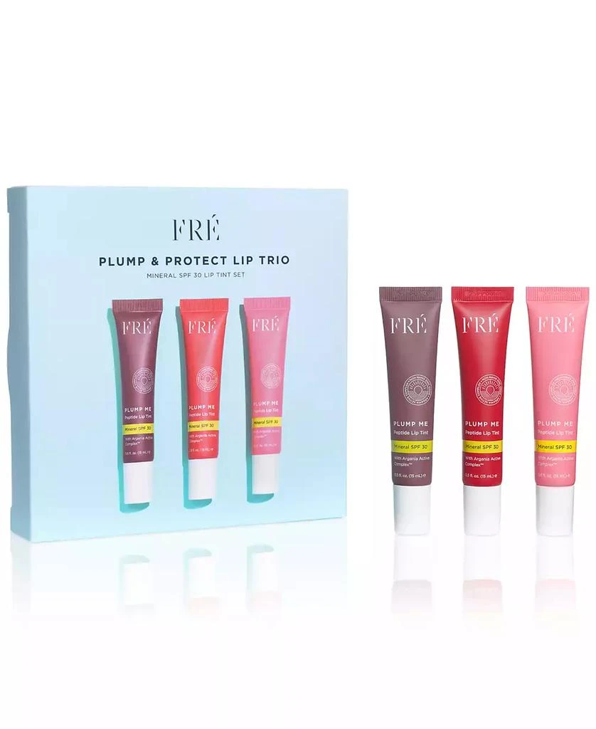 FRE 3-Pc. Plump & Protect Mineral SPF 30 Lip Tint Set