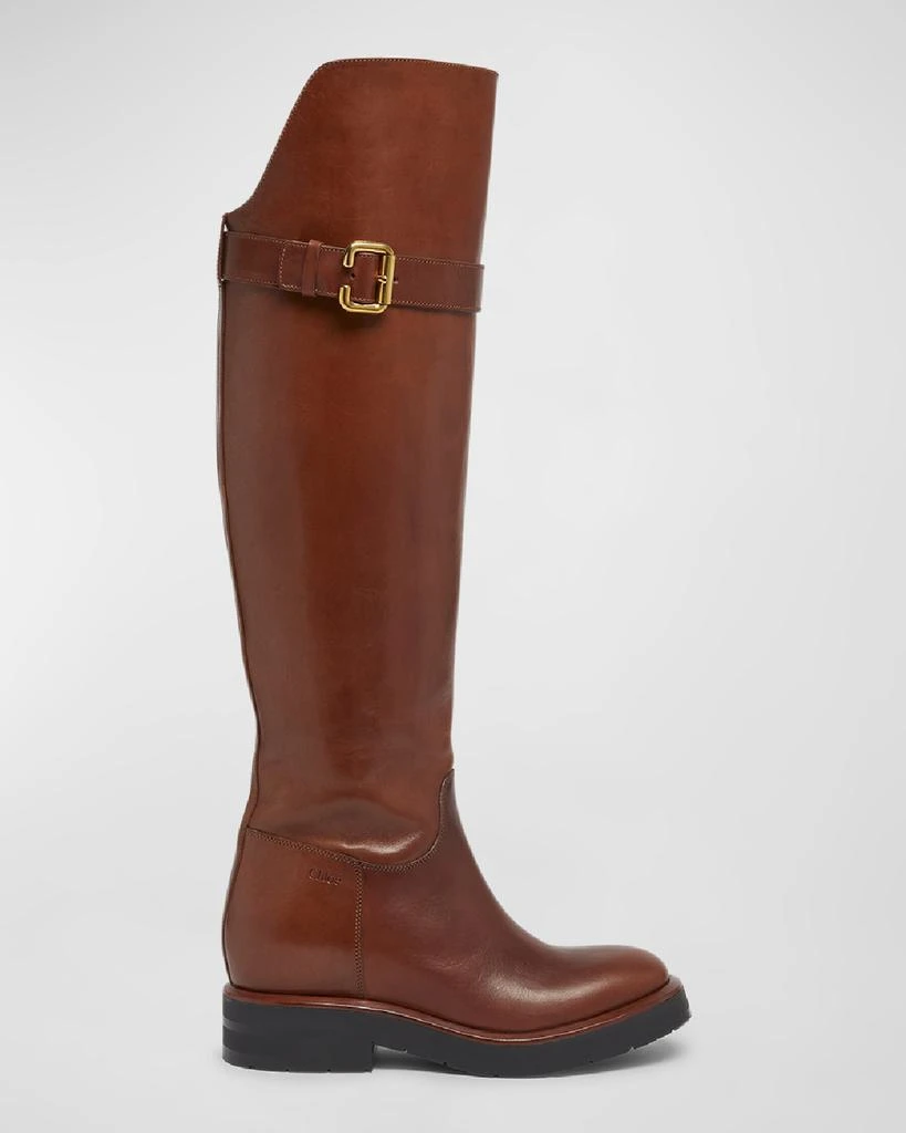 Chloé Coddington Leather Over-The-Knee Riding Boots 1