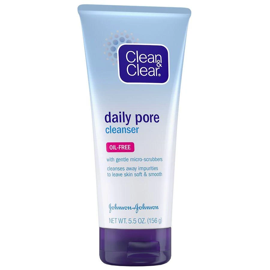 Clean & Clear Daily Pore Face Cleanser For Acne-Prone Skin 5