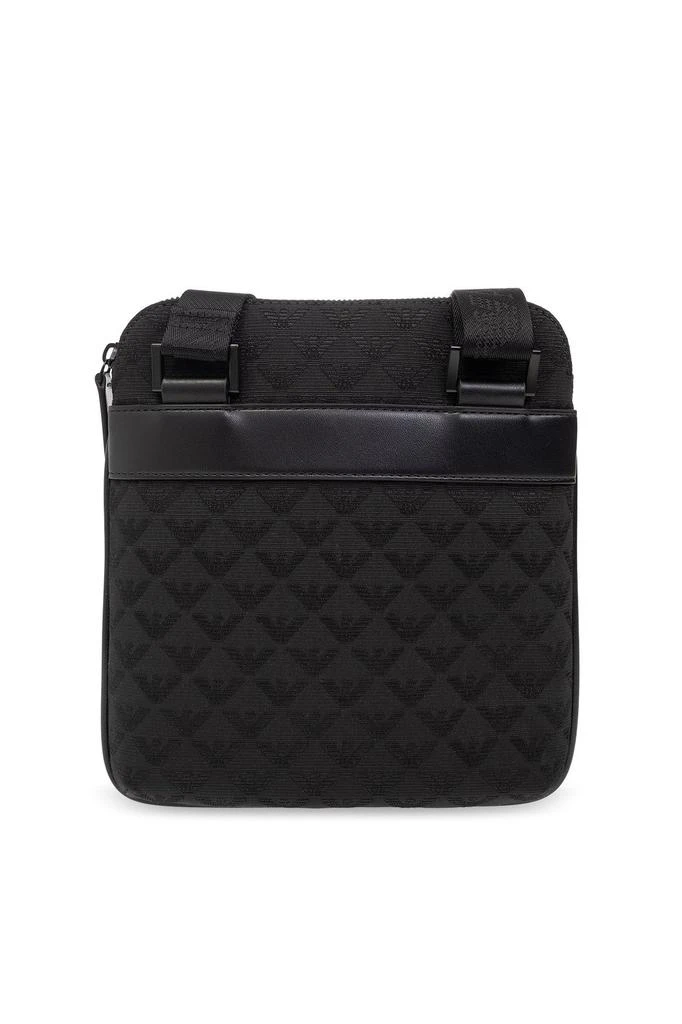 Emporio Armani Emporio Armani All-Over Jacquard Eagle Flat Shoulder Bag 3