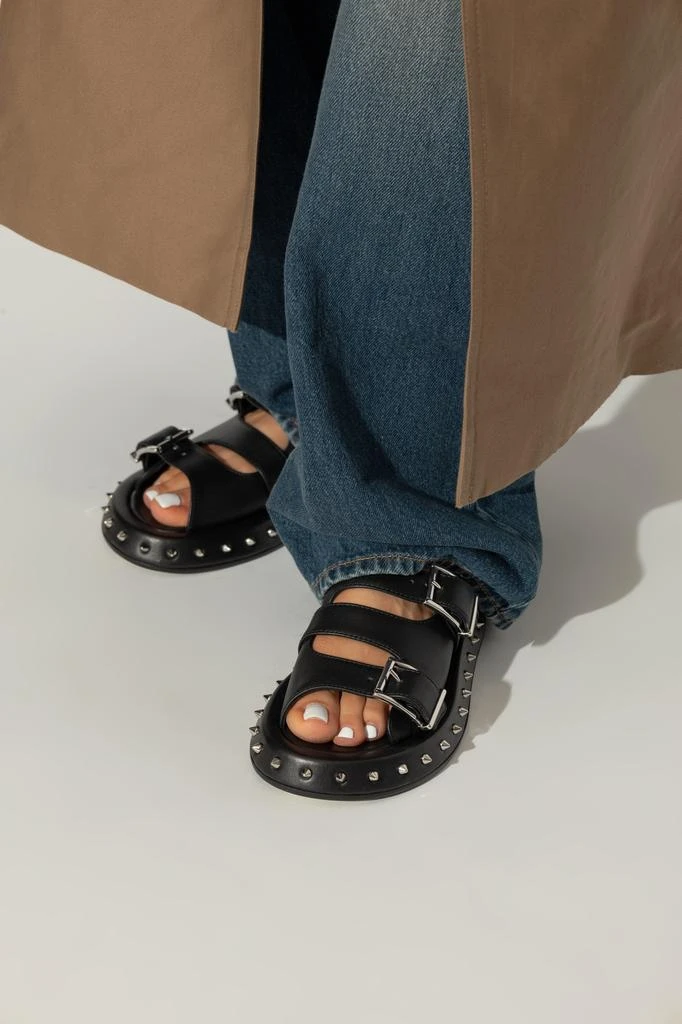 Alexander McQueen Leather Slides 2