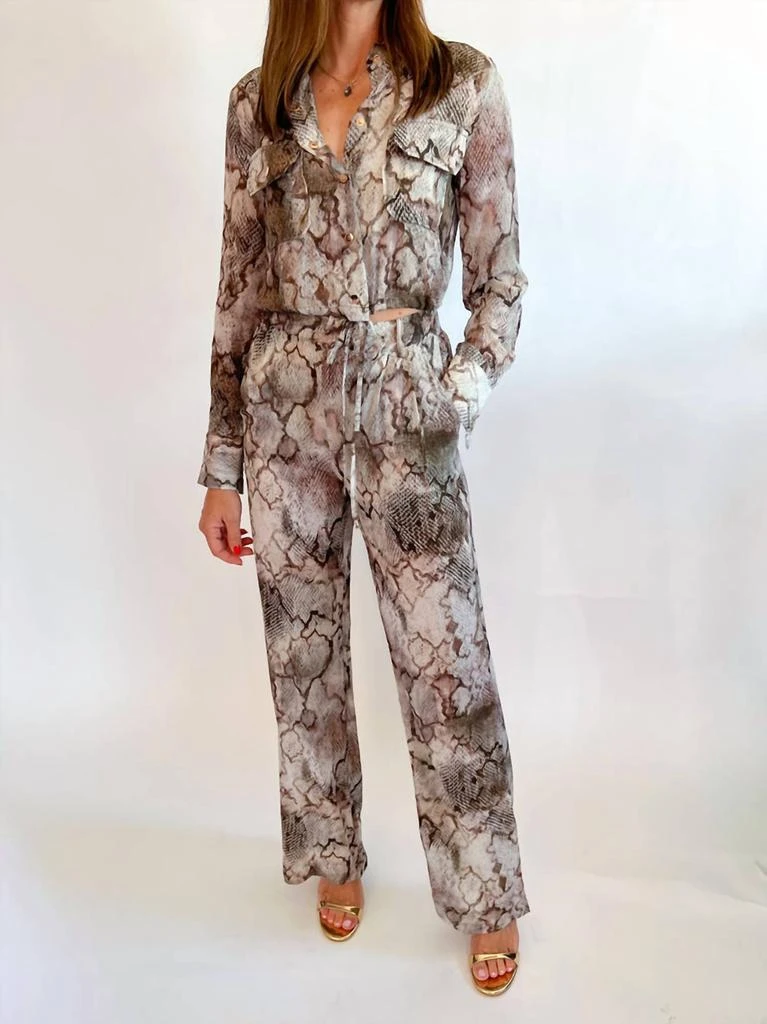 Karina Grimaldi Karina Grimaldi - Snake Willow Print Pants