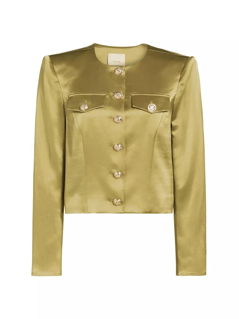 Cinq à Sept Rainer Satin Jacket 1