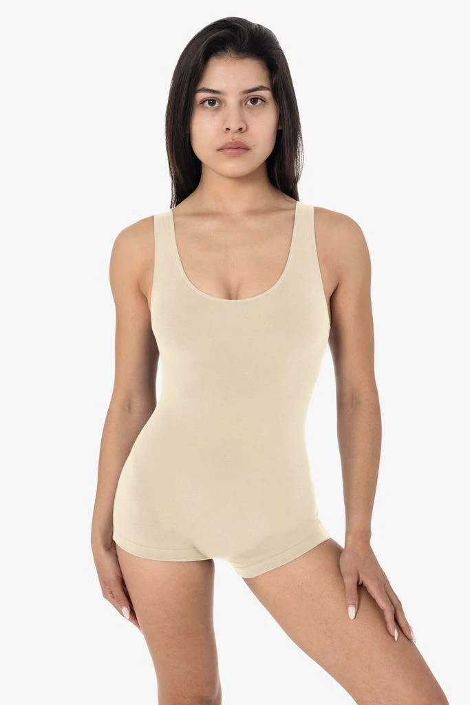 Los Angeles Apparel 83051GD-SH - Garment Dye Tank Short Biketard 8