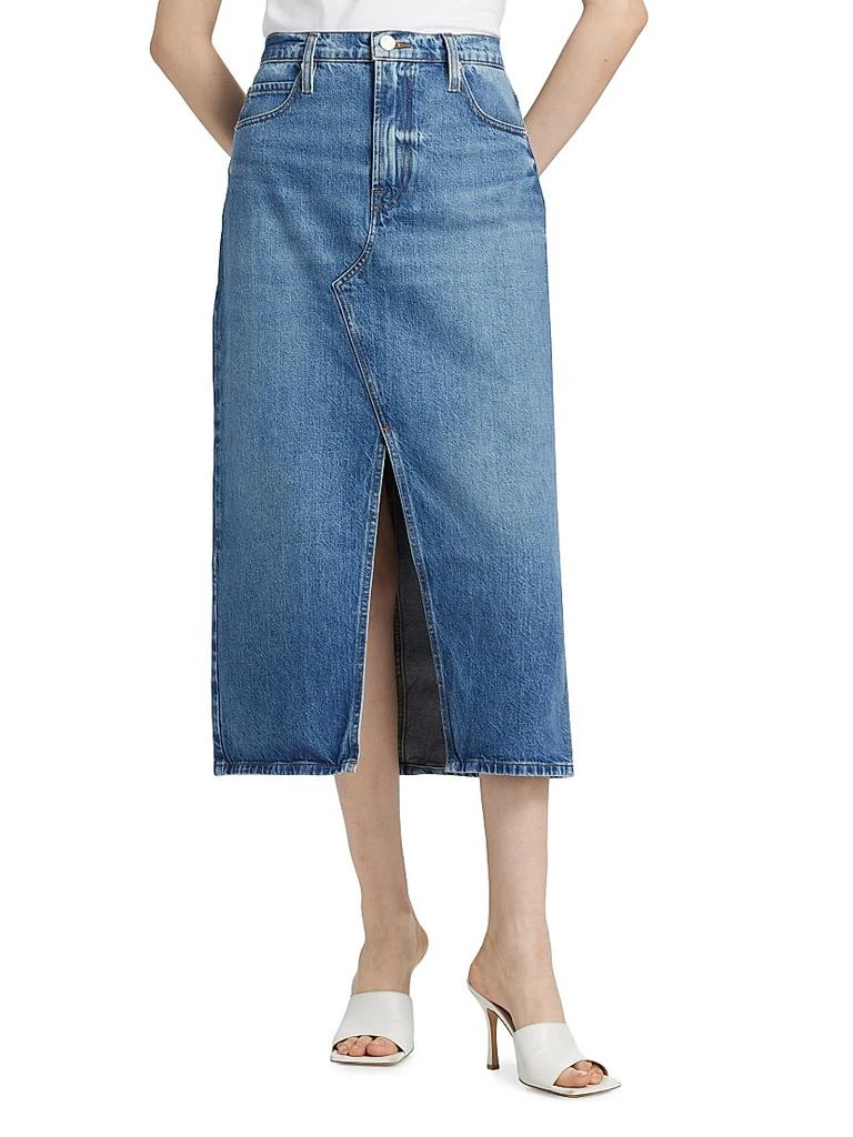 FRAME The Midaxi Denim Skirt 3