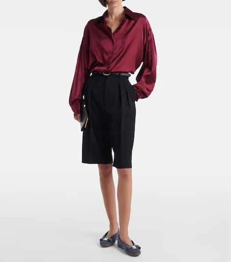 Salvatore Ferragamo Vanna bow-detail suede ballet flats 3