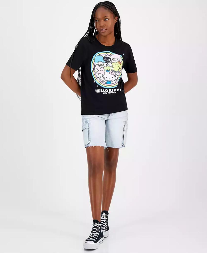 Love Tribe Juniors' Hello Kitty & Friends Stars Graphic T-Shirt