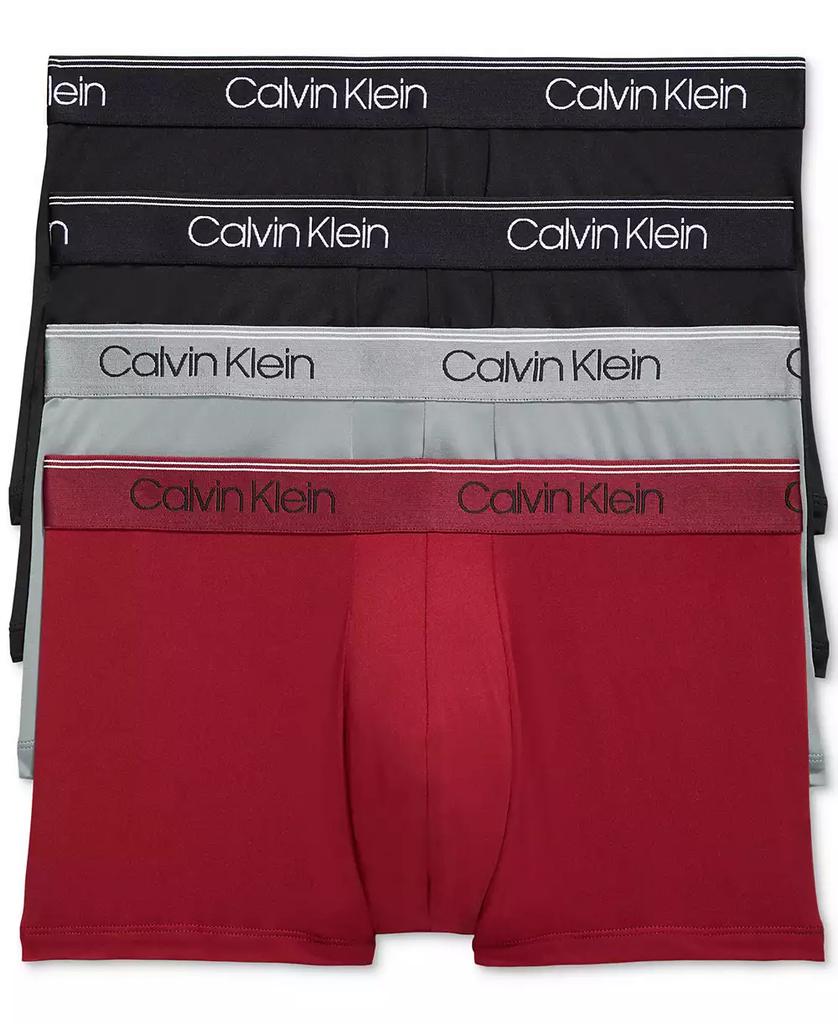 Calvin Klein Men's 3+1 Value Pack Micro Stretch Low-Rise Trunks